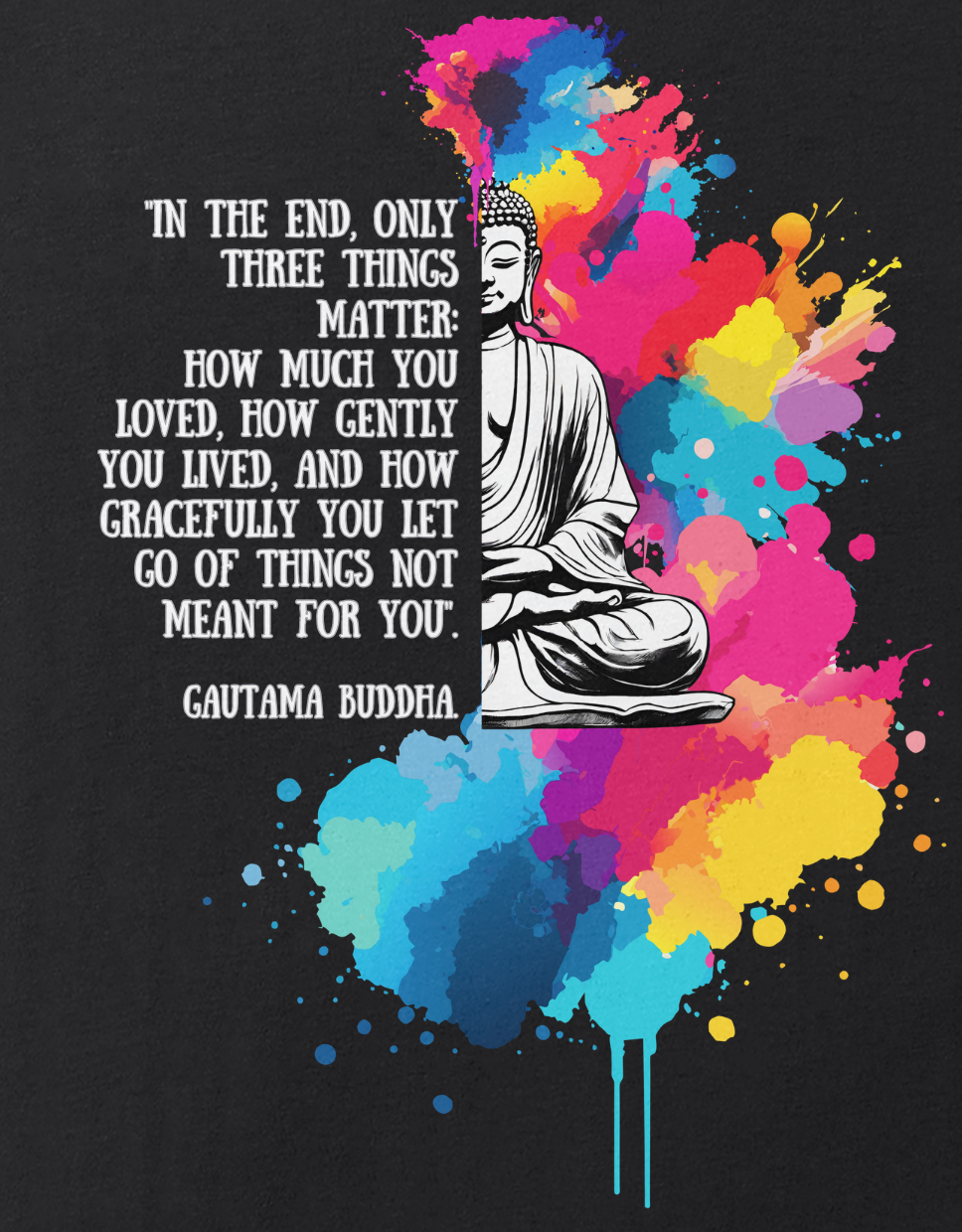 Buddha Paint T-Shirt