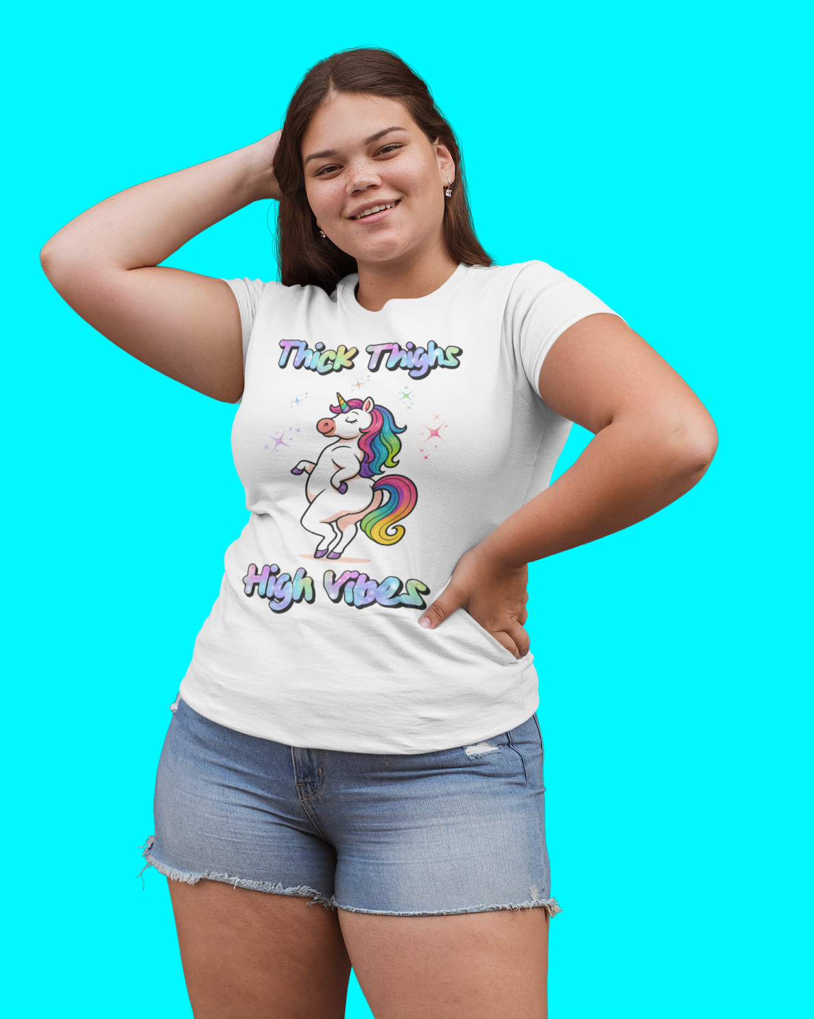 Thick Thighs High Vibes T-Shirt
